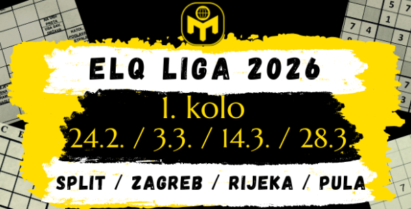  ELQ LIGA 2026. (1. kolo) - Split, Zagreb, Rijeka & Pula