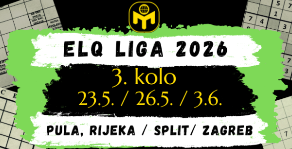  ELQ LIGA 2026. (3. kolo) - Pula, Rijeka, Split & Zagreb