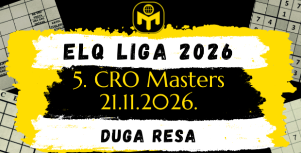 5. CRO Masters ELQ lige - Duga Resa, 21.11.2026. 